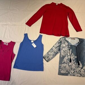4 Chico's Tops